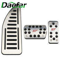 Car Styling Sport Fuel Brake Dead Pedal Cover Set for Ford Focus 2 3 4 MK2 MK3 MK4 Kuga Escape RS ST 2005- 2017 Auto Accessories