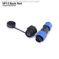 【CW】﹍  SP13 IP68 waterproof connector male plug   female socket 1/2/3/4/5/6/7/9 pin Mount wire aviation