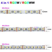 ㍿☋ 5M RGBW/RGBWW 4 color in 1 LED Strip 60/84/96leds/m 5050 SMD high brightness Lights Tape IP30/65/IP67 12V/24V flexible Lamp Bar