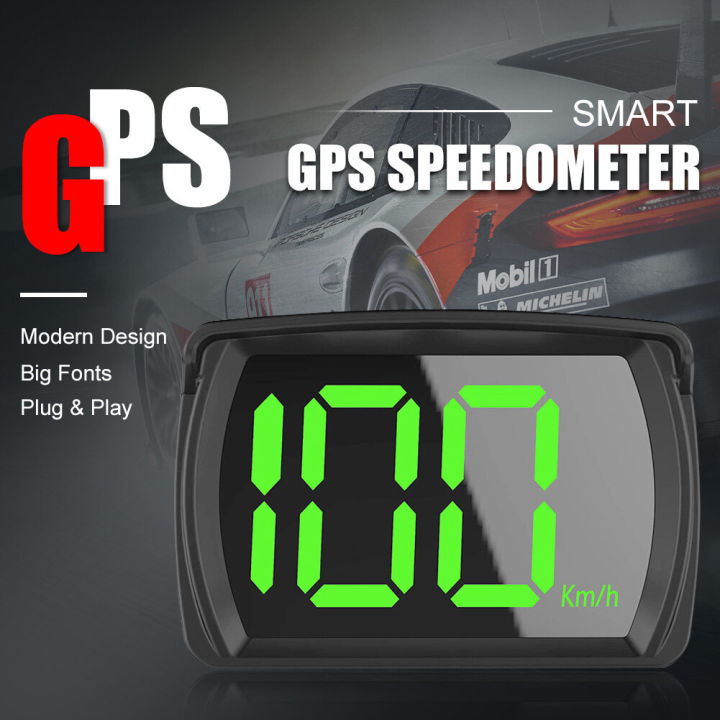 Universal Car GPS HUD 5V USB Head-Up Display Digital Speedometer Plug and Play  Large Font KMH/MPH Car Accessories for All Cars