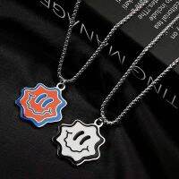 Paired fashion Smiley face couple Necklace for lovers Men Women Hip Hop Punk Neck Chain Pendants Best Friend bff Necklace Collar