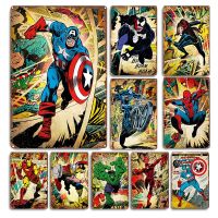 Amazing Comic แผ่นโลหะดีบุกป้าย Vintage Man Cave Gamer Room Decor Art โปสเตอร์ Retro X-Men ภาพวาดเหล็ก Home Wall Decor-เหมาะสำหรับแฟนๆของการ์ตูนและฮีโร่