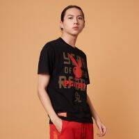เสื้อยืด  รุ่นP1MT231TF011BK  สีดำ