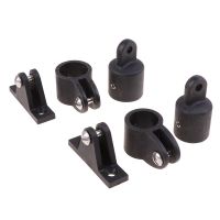 12pcs High Strength Nylon Plastic Marine Boat Canopy Cover Bimini Top Deck Hinge Jaw Slide Eye End Fitting Yacht Awning Hardware Accessories