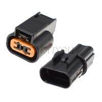 1 Set KUM 2 Pin Way Female Male Sensor Fog Lamp Auto Connector For Mitsubishi Souast PB621 02020 PB625 02027