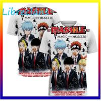 Mashle Magic ที่ Muscles เสื้อยืด Anime Manga พิมพ์ 3D Street Wear ผู้ชายแฟชั่นผู้หญิงบวกขนาดเสื้อยืดเด็กเสื้อยืดเสื้อผ้าด้านบน XS-5XL