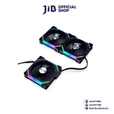 CASE FAN (พัดลมเคส) LIAN-LI UNI SL 120MM V2 RGB BLACK 3PACK