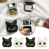 3D Cat Phone Stand Cute Vanity Mirror Ring Mobile Holder X Xiaomi 13 8 12Pro Girl Gift Max Samsung Realme Portable For IPhone D2L6