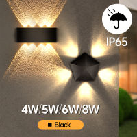 Led Outdoor Wall Light Waterproof 8654W C85-265V Wall Lamp For House Outdoor Garden Wall Lights Fixture Indoor Home Decor