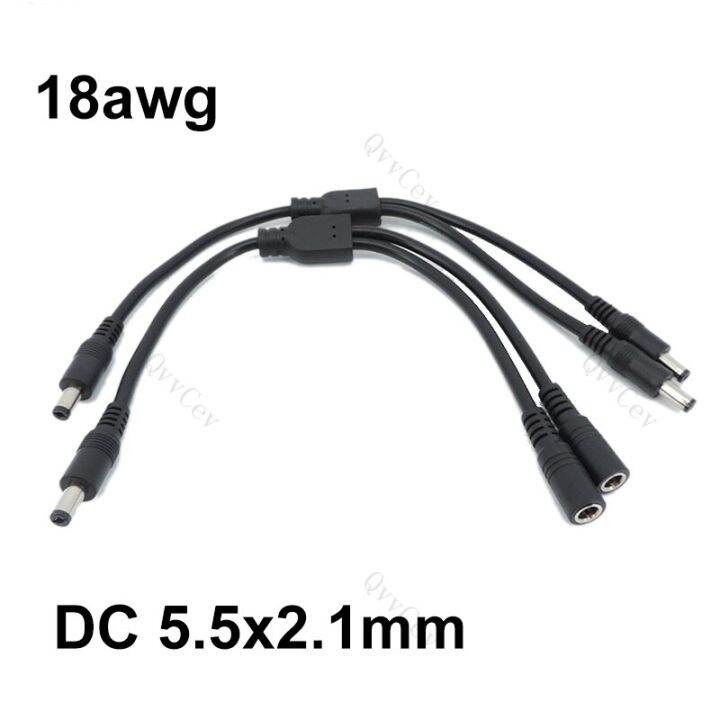 10a-18awg-2-way-dc-1-male-to-2-female-male-splitter-power-supply-connector-adapter-cable-19v-24v-12v-5-5x2-1mm-plug-extension-t1-wires-leads-adapters