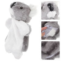 Qifull Koala Hand Puppet Prush Koala Doll Kids บทบาทเล่นของเล่นตุ๊กตามือของเล่นหุ่นมือ