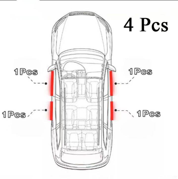 4ชิ้น-เซ็ตรถประตูด้านข้าง-step-sill-strip-คาร์บอนไฟเบอร์หนัง-anti-scratch-protector-สติกเกอร์ไฟเบอร์สำหรับ-suzuki