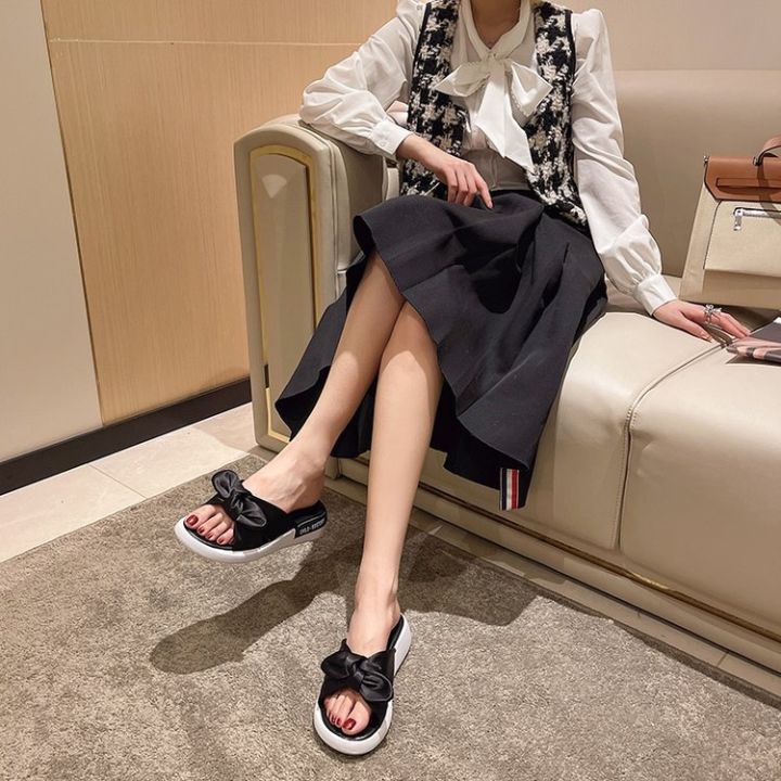 รองเท้าแตะแฟชั่นสตรี-รองเท้าสตรีแฟชั่นเกาหลี-รองเท้าลำลองผู้หญิง-รองเท้าแตะสตรีแบบสวม-sf4tx12