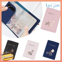 LEIJIN ผ้าคลุมป้องกันสำหรับเดินทาง,สำหรับทุกเพศซองใส่หนังสือเดินทางกระเป๋าสตางค์สตรีบัตรประจำตัวที่เก็บบัตรพาสสปอร์ตเครดิต