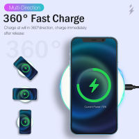 15W Qi Wireless Charger สำหรับ 14 13 12 11 Pro Max Induction Fast Wireless Charging Pad สำหรับ Samsung S20 Xiaomi POCO X3 M3 F3