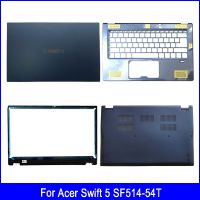 ฝาหลังหน้าจอ LCD สำหรับแล็ปท็อป2023 ☆ สำหรับ Acer Swift 5 SF514-54ตันที่พักแขนฝาปิดโน้ตบุคเคสด้านล่างสีน้ำเงินเข้มกรอบ B C D