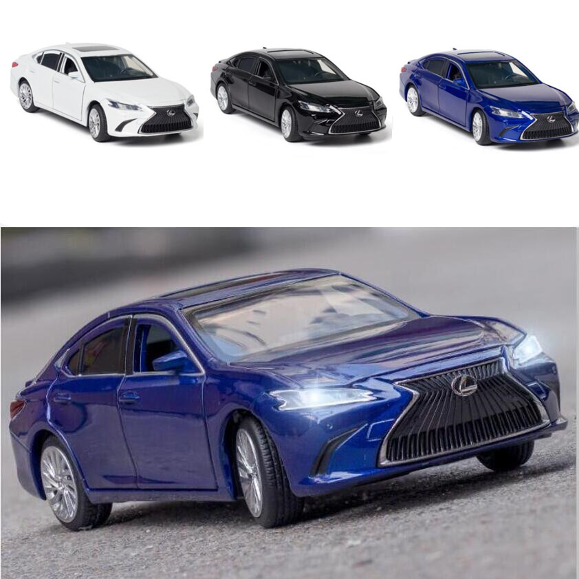 2018 Lexus ES300H 1/32 Model Car Diecast Toy Vehicle Kids Gift Sound Light Blue 