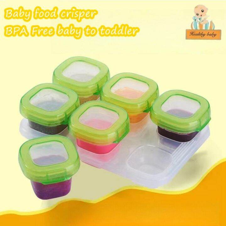 Baby Food Freezer Storage Container with Storage Tray Freezer Storage ...