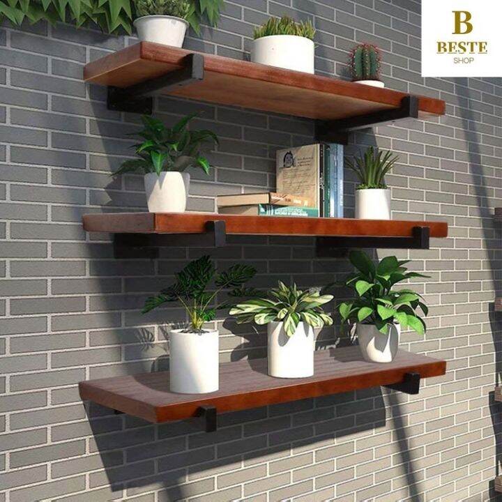 1 Pair Wall Mounted Shelf Bracket Heavy Duty Scaffold Board Floating ...