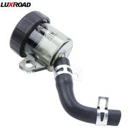 Motorcycle Can Clutch Master Cylinder Handlebar Hydraulic Oil Cup Fluid Oil Reservoir Tank With Tube For Honda Kawasaki Yamaha