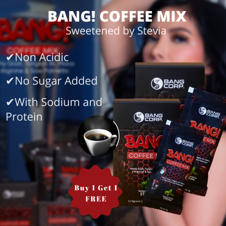 BANG COFFEE DRINK MIX BEST SELLER BUY 1 GET 1 FREE 5 sachets x 8g