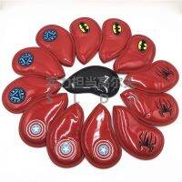 ✤ Marvel Alliance 12-Pack Crystal Embroidery Ball Head Cover Golf Iron Cover Club Cover สำหรับผู้ชายและผู้หญิง