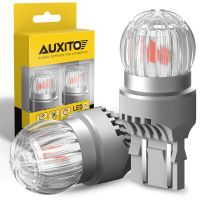 AUXITO 2ชิ้น T20 7443 W21W หลอดไฟ Led สำหรับไฟสำรองไฟถอยหลัง Day Running Light ไฟท้ายเปิดไฟเบรกสัญญาณไฟ