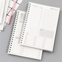 2023 โน้ตบุ๊ค Agendas Planner Diary Weekly Spiral Organizer Libretas A5 หมายเหตุหนังสือรายเดือนกระดาษคราฟท์ตาราง Filofax-ttlg4809