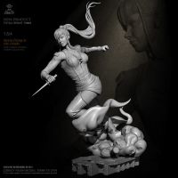 75Mm 1/24 Resin Model Kits รูปความงามไม่มีสีและประกอบเอง Td-2754