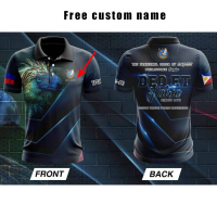 Custom Links  KUYA SNIPER  2023 new Eagles Full Sublimation man Polo Shirt summer