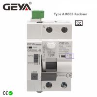 GEYA GRD9L-R ประเภท A RCCB Recloser อัตโนมัติ40A 63A 30Ma 100Ma เบรกเกอร์ความปลอดภัย300Ma