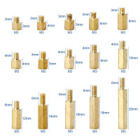 300pcsset M3 Male Female Hex Brass Standoff Spacer Assortment Kit hexagon gold pcb standoff Pillar motherboard standoff