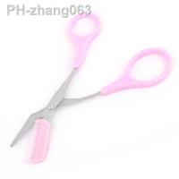 5 comb Women makeup groom hair trim tool Eyebrow Beauty shear Scissor Eyelash Girl Lady eye brow Trimmer cosmetic