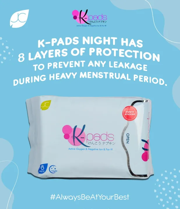 K Pads Nigt Use Napkin With Wings K Pads Napkin Original Negative Ion