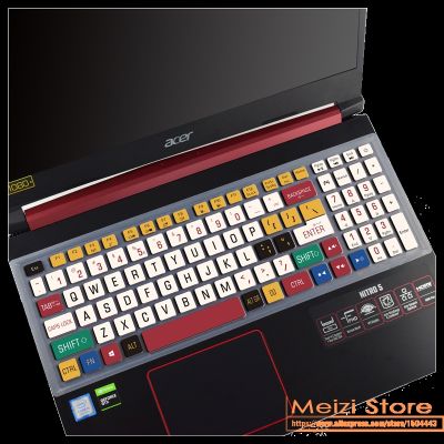 ซิลิโคนแป้นพิมพ์สำหรับแล็ปท็อปสำหรับ Acer Aspire Nitro 5 AN515-55 AN515-54 AN515-44 AN515-44 15.6 นิ้ว Predator Gaming 2020-dliqnzmdjasfg