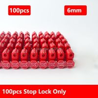 Retail Stop Lock and Magnetic Key Detacherfor Store Locked Display Peg Hook Security Super Mercado Little Red Hook Lock 6mm Household Security Systems