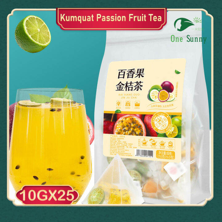 Kumquat Passion Fruit Tea 金桔百香果 10g X 25 Sachets Lazada Singapore
