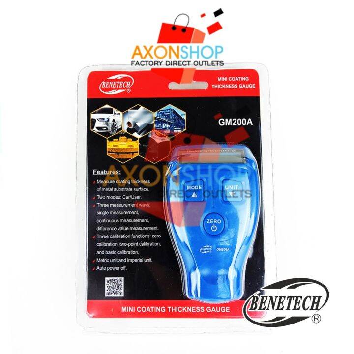 Alat Ukur Tebal Cat GM200A Benetech Film Paint Coating Thickness Gauge ...