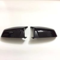 Side Wing Rearview Mirror Cover Cap For BMW 5 6 7 Series E60 E61 E63 E64 F01 F02-F04 F06 F07 F10 F11 F12 F13 Carbon Fiber Black