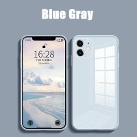 For iPhone 13 12 Pro Max Mini XR XS X 8 7  6S Plus SE 2 2020 Case Liquid Square Tempered Glass Shockproof Soft Frame Back Cover