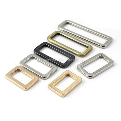 1pcs Metal Retangle ring Buckle Loops for Webbing Leather Craft Bag Strap Belt Buckle Garment DIY Accessory 20/25/31/38/50mm Furniture Protectors Repl