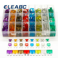 New Micro Mini standard 480pcs Auto Automotive Car Boat Truck Blade Fuse Box Assortment 3A 5A 7.5A 10A 15A 20A 25A 30A