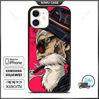 Master Roshi Dragon Ball Z Phone Case for iPhone 14 Pro Max / iPhone 13 Pro Max / iPhone 12 Pro Max / XS Max / Samsung Galaxy Note 10 Plus / S22 Ultra / S21 Plus Anti-fall Protective Case Cover