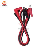 1 Pair 20A Alligator Clip to Banana Plug Test Cable Lead Connector Dual Probe 35mm Crocodile Clip For Multimeter Measure Tool