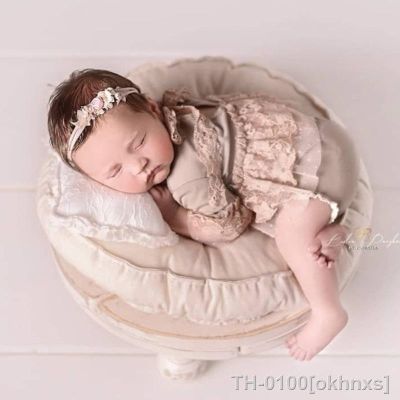 ▪✿ okhnxs Recém-nascidos Fotografia Props Posando Travesseiro Almofada Baby Bed Basket Mat Colchão para Photoshoot Acessórios