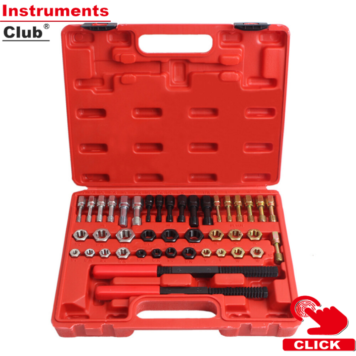 Instruments 42 BH Kit Peralatan Rejuvener Benang Metrik File Benang