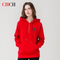 CHCH 2022เสื้อกันหนาวผู้หญิงเสื้อลำลองแขนยาว Hoodie นุ่มสบายกีฬาแขนยาวเสื้อคู่