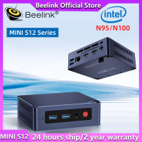 Beelink มินิ S12โปร Intel N100ชนะ11 Intel 12th เจน N95คอมพิวเตอร์ขนาดเล็ก SSD คอมพิวเตอร์ตั้งโต๊ะ8GB 256GB คอมพิวเตอร์ขนาดเล็กรองรับ NVME SSD VS AK3V