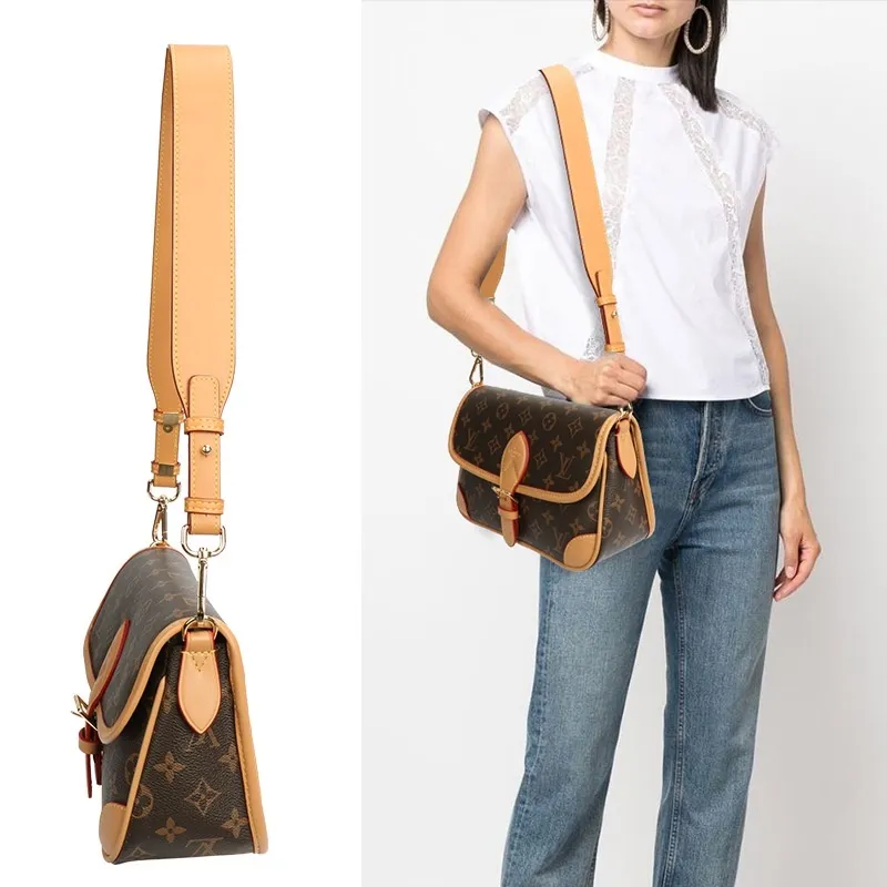 Suitable For LV Adjustable Leather Shoulder Strap Women's Bag Diana Speed  Series Replacement