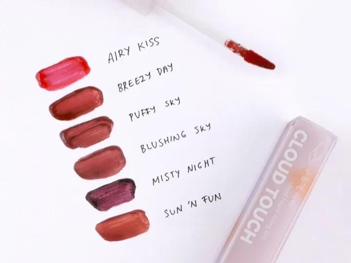 YOU Y.O.U Cloud Touch Fixing Lip Tint Soft Velvet Finish Lip Stain